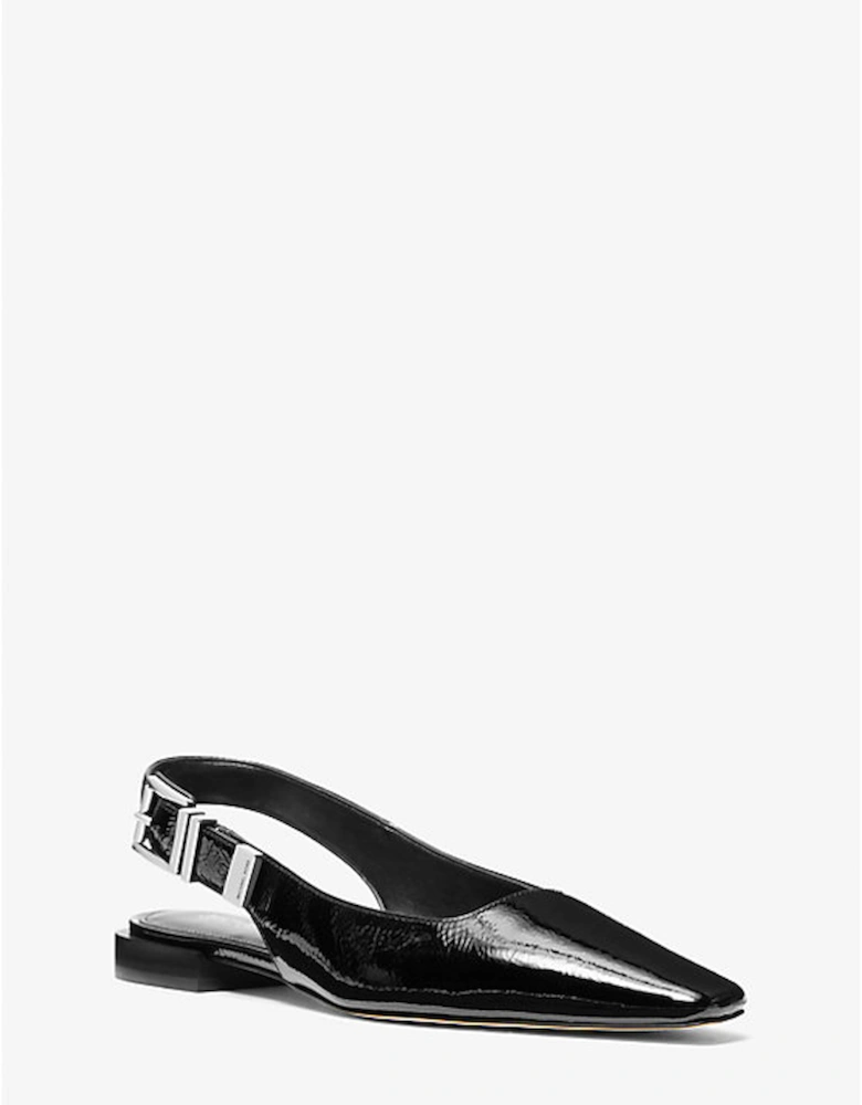 Darrington Crackled Patent Leather Flat