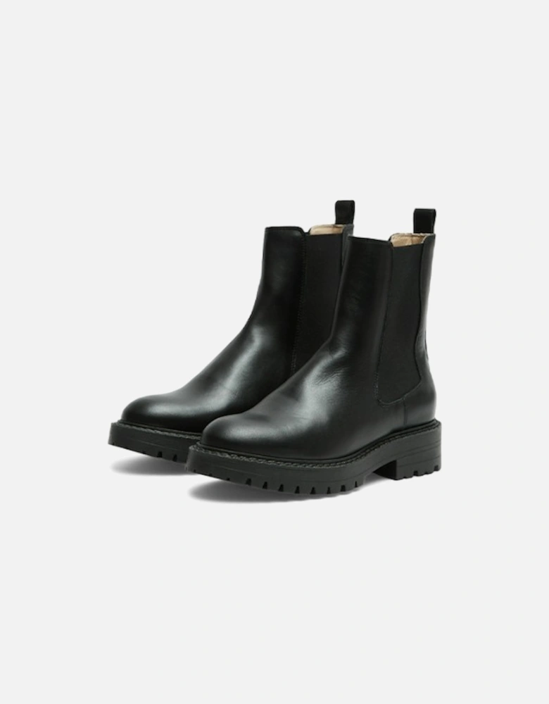 Femme Vilma Leather Chelsea Boot Black