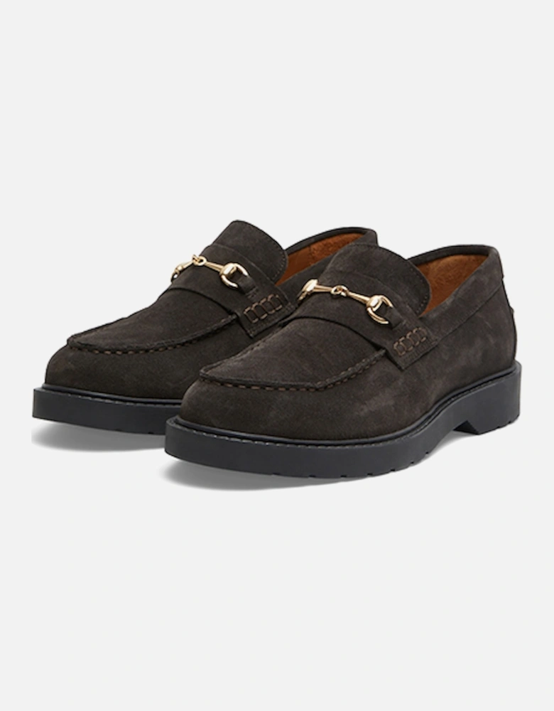 Homme Tim Suede Horsebit Loafer Demitasse