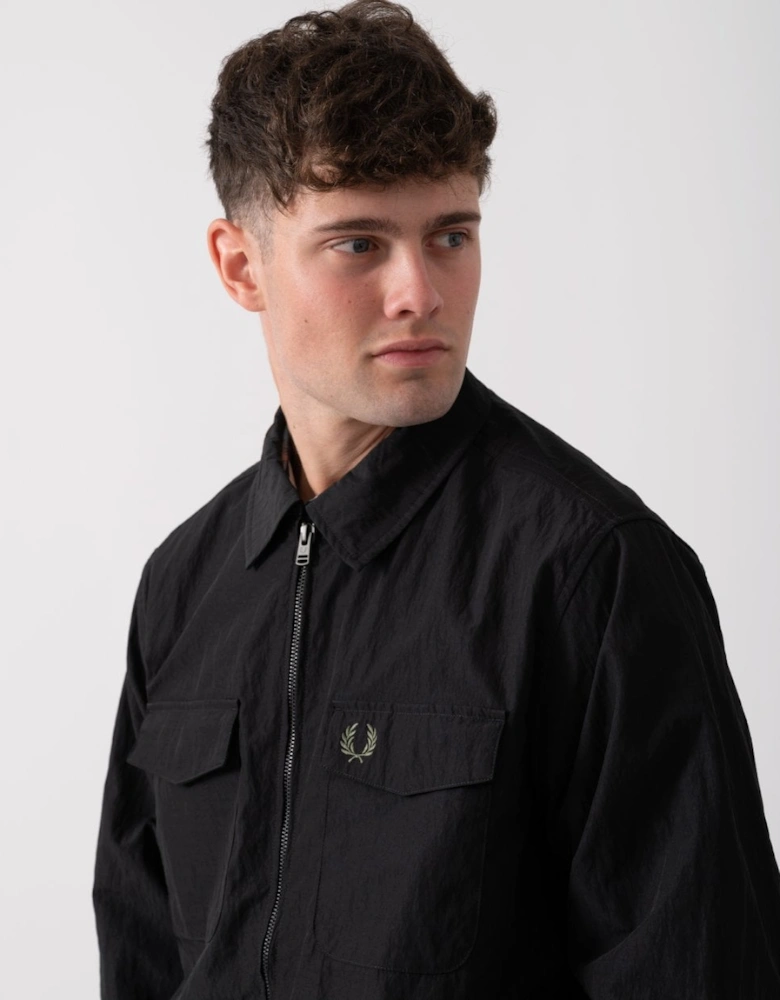 Mens Zip Overshirt