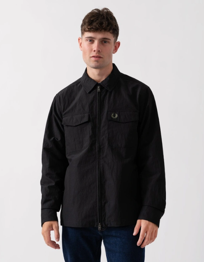 Mens Zip Overshirt