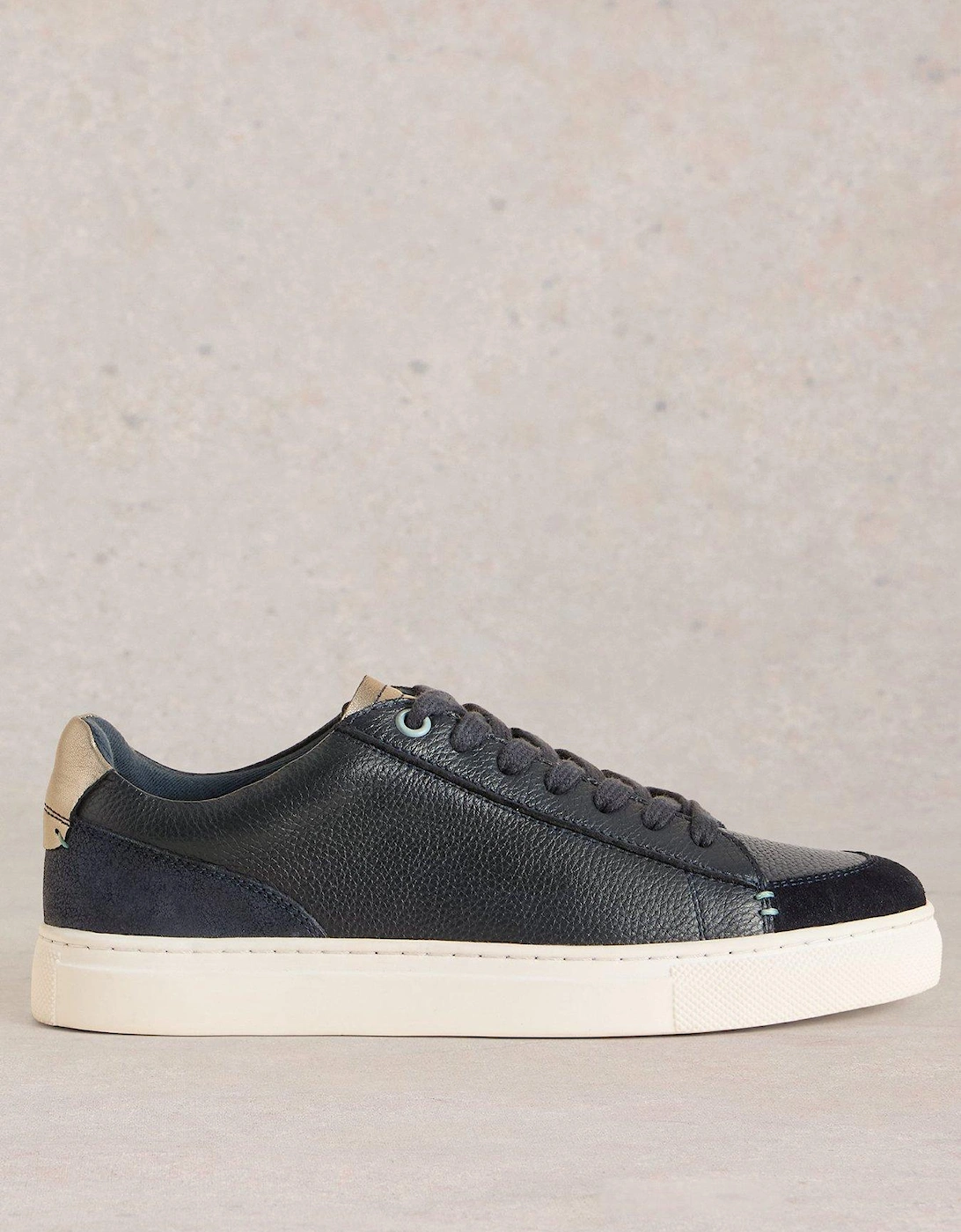 Toni Leather Trainer - Navy, 2 of 1