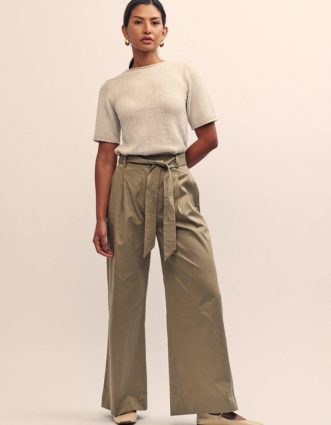 Wide Leg Trouser - Green, 6 of 5