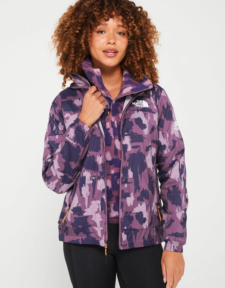 Womens Ma Wind Track Top Print - Multi