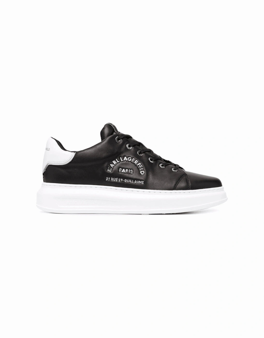 Metal Maison Black/White Leather Sneaker Trainer, 4 of 3