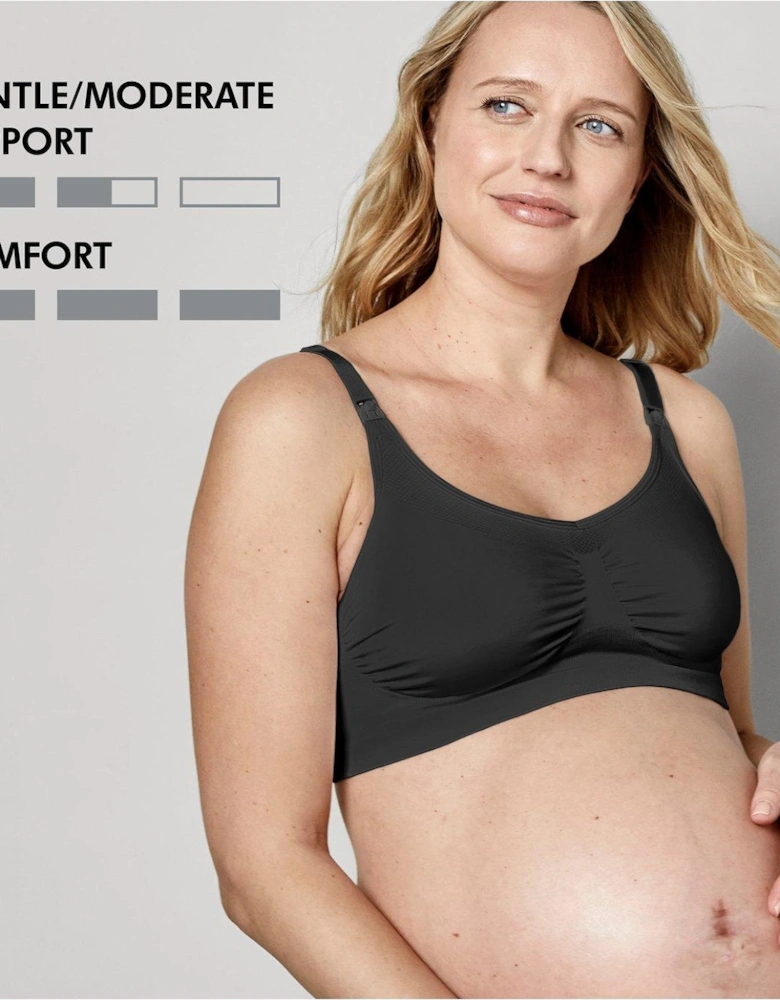 Keep Cool Black Maternity & Nursing Bra