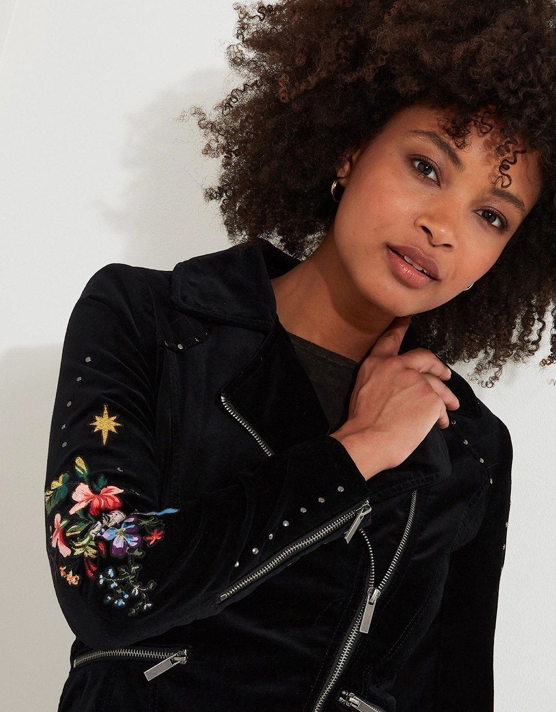 Embroidered Boutique Jacket - Black, 7 of 6