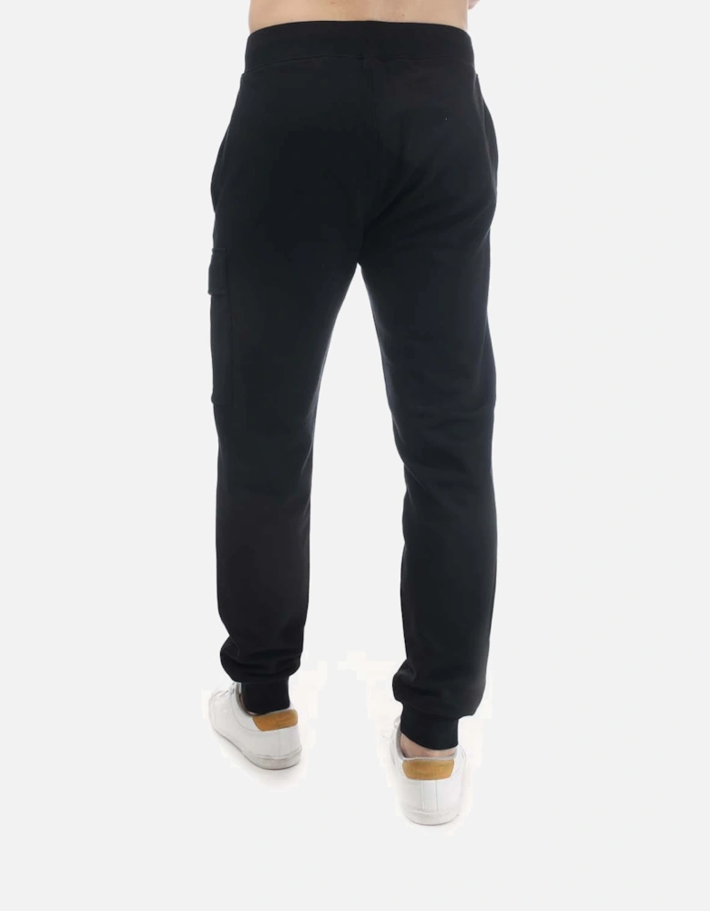 Diagonal Raised Fleece Cargo Sweatpants