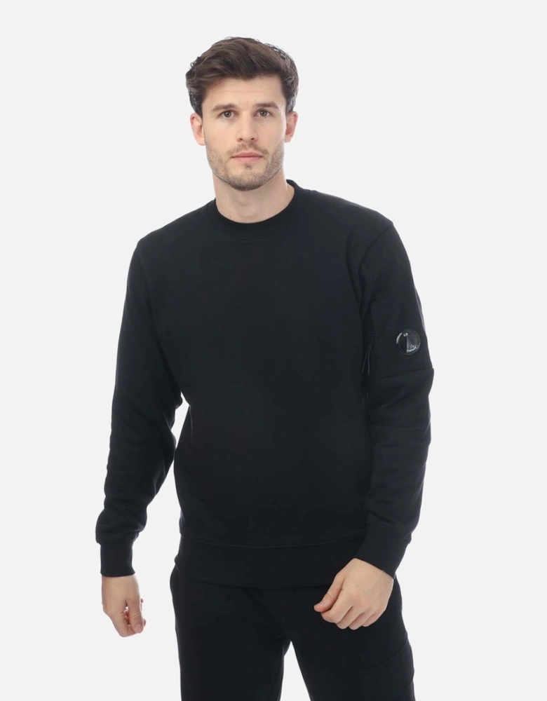 Diagonal Raised Fleece Sweatshirt