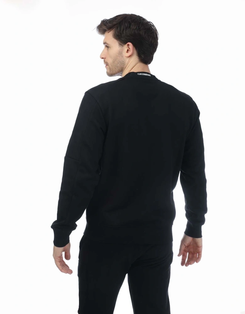 Diagonal Raised Fleece Sweatshirt