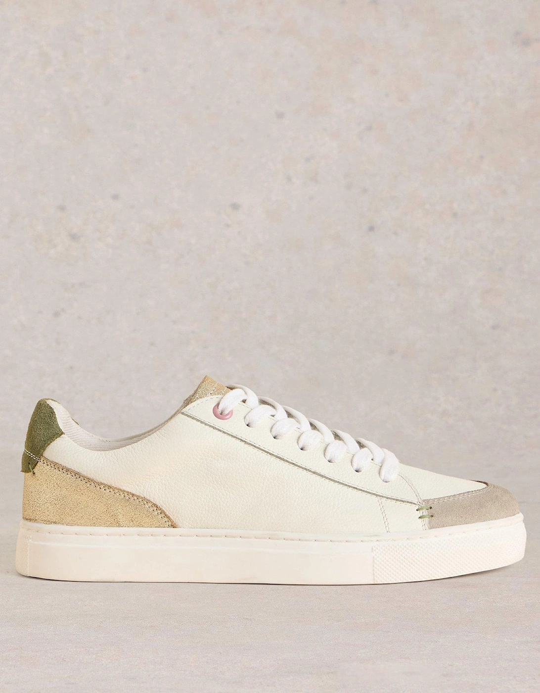 Toni Leather Trainer - White, 2 of 1