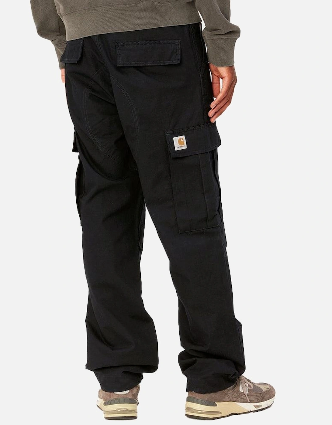 Regular Cargo Pant Black Rinsed