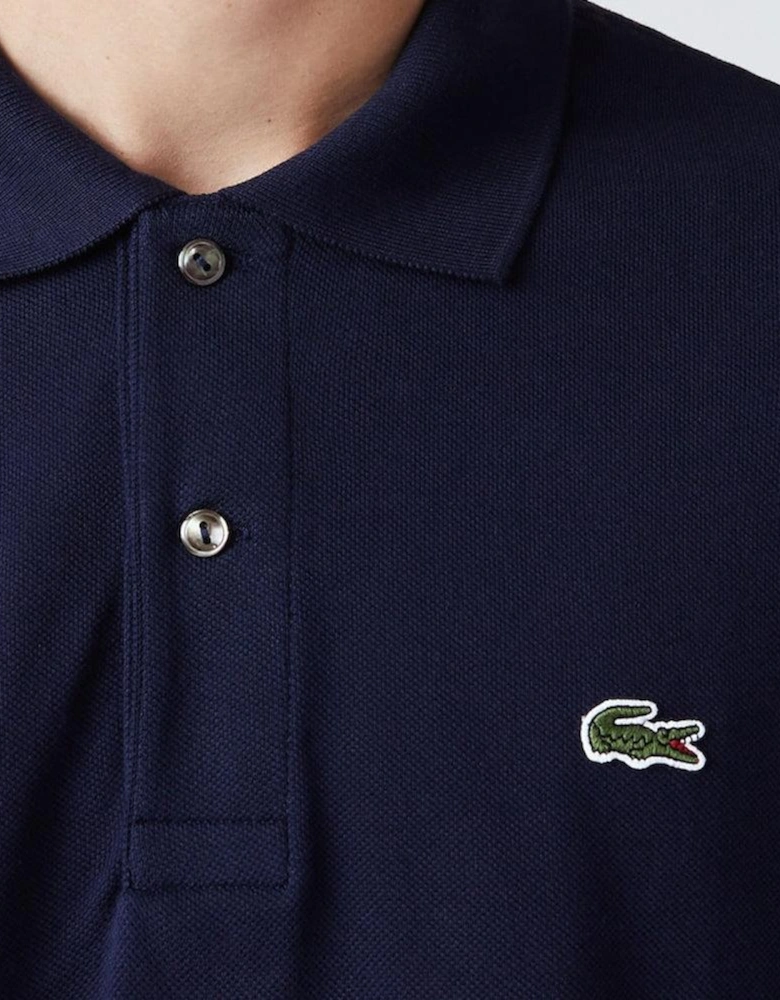 Classic Fit Polo Shirt Navy Blue