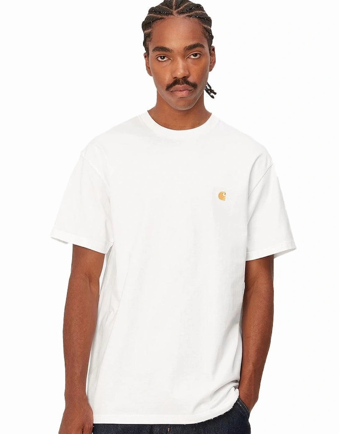 S/S Chase T-Shirt White/Gold