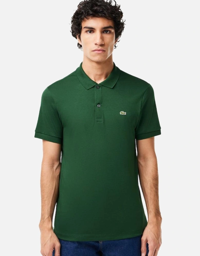 Regular Fit Cotton Pima Polo Shirt Pine Green