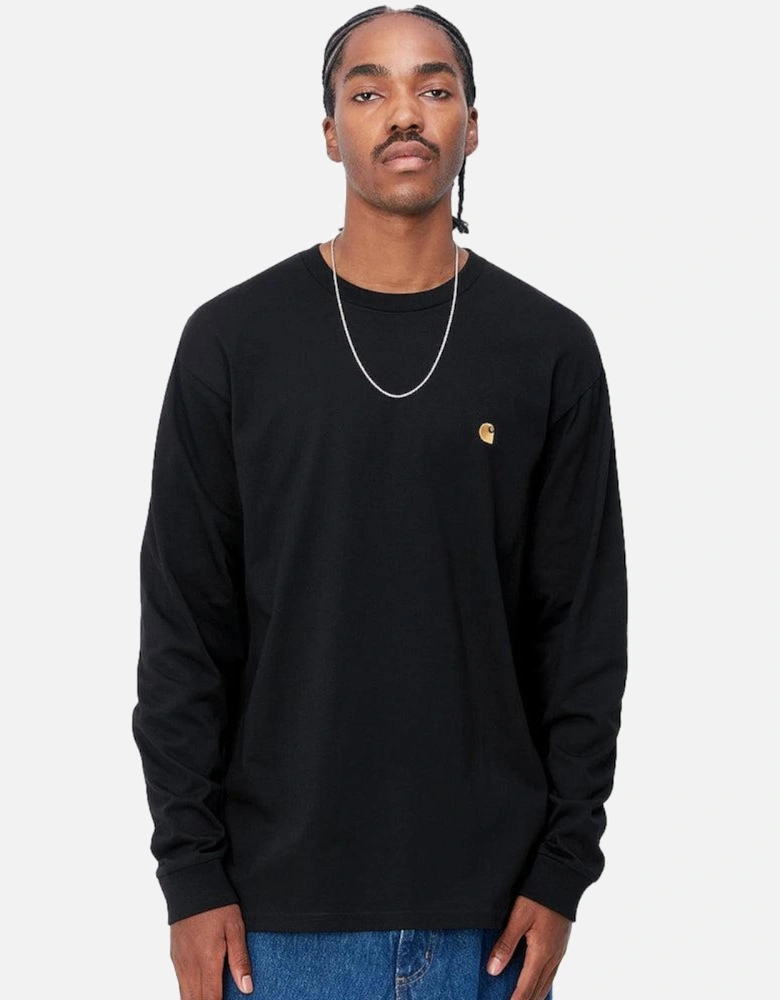 L/S Chase T-Shirt Black/Gold