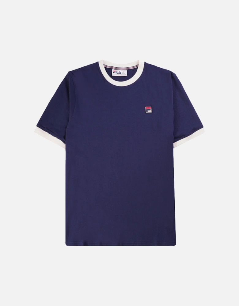 Marconi T-Shirt Navy/Gardenia