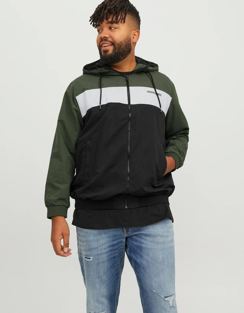 Mens Rush Big & Tall Full Zip Hoodie