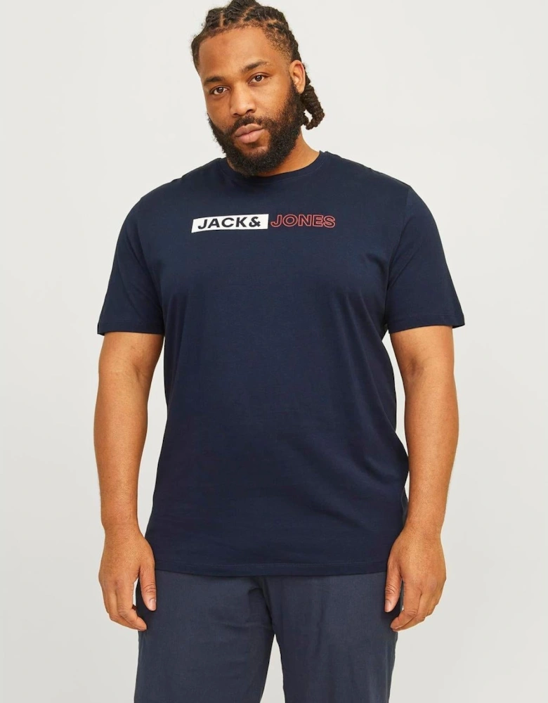 Mens Corp Logo Big & Tall Short Sleeve T-Shirt