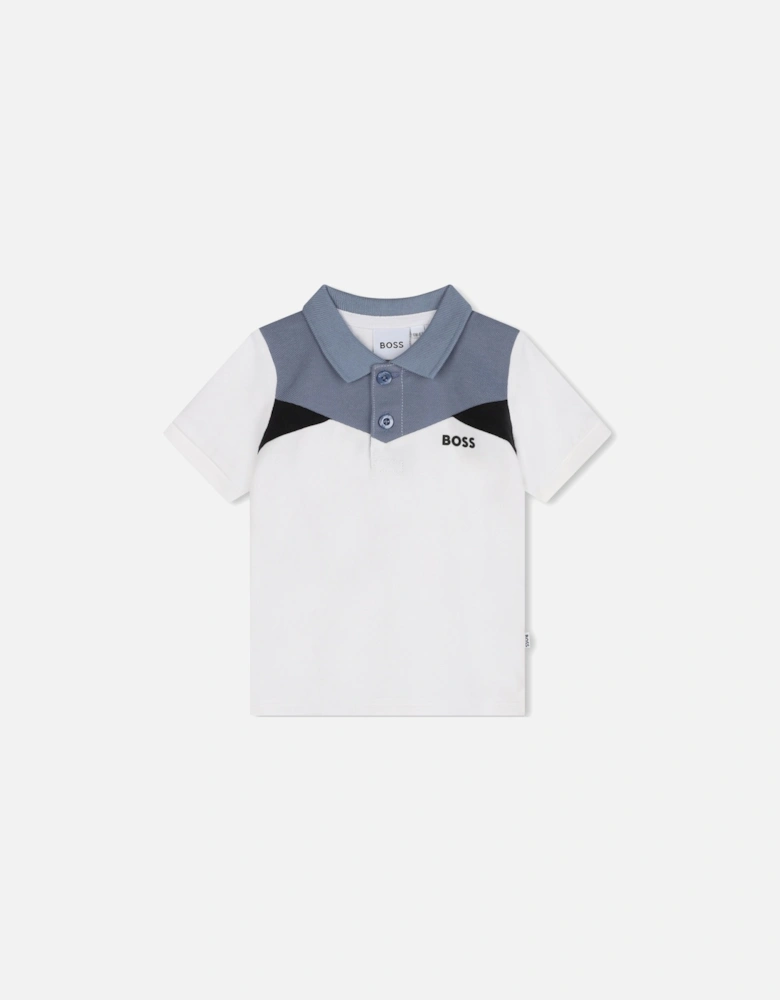 BOSS BABY/TODDLER WHITE POLO J51277