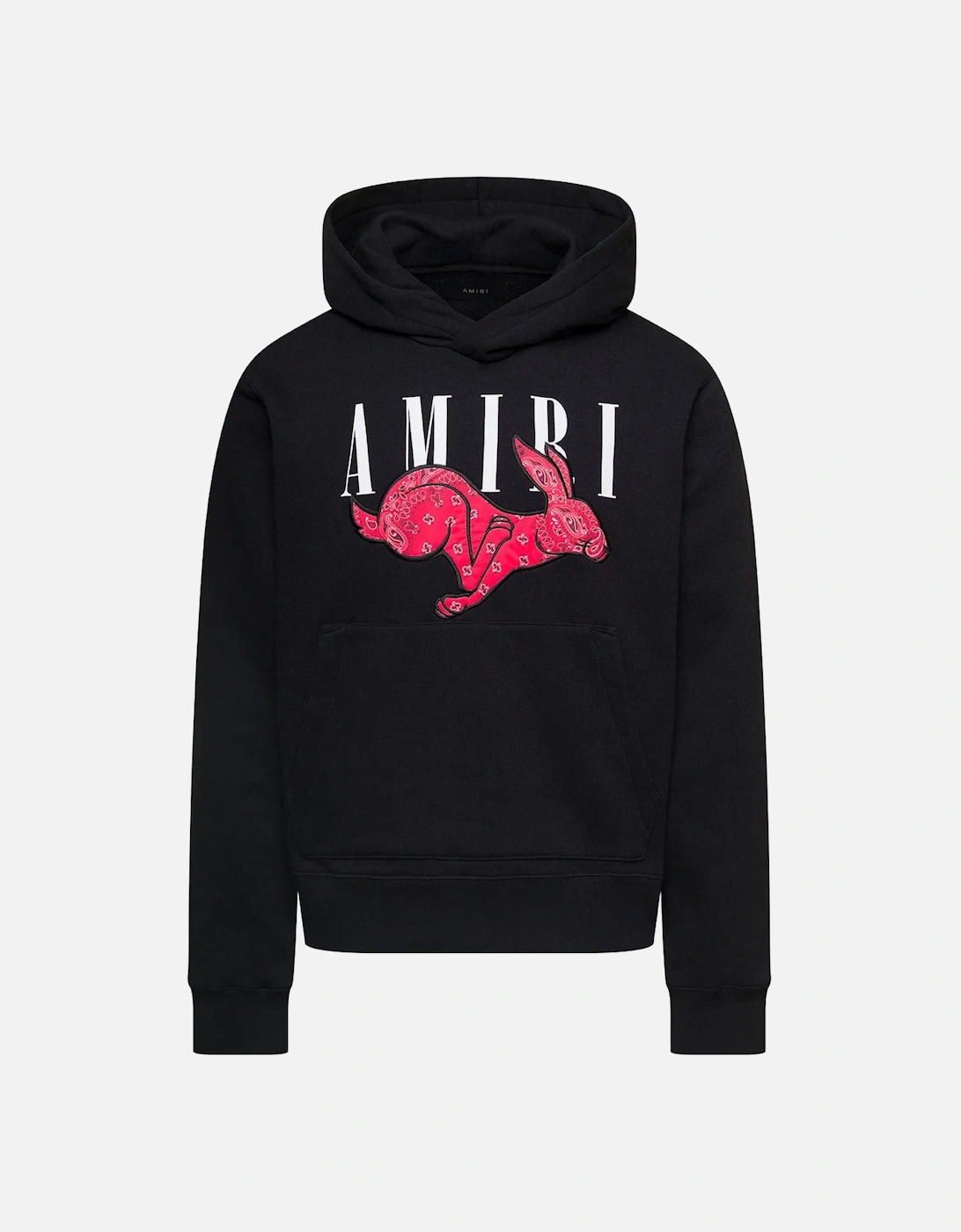 CNY Bandana Rabbit Logo Hoodie in Black, 4 of 3