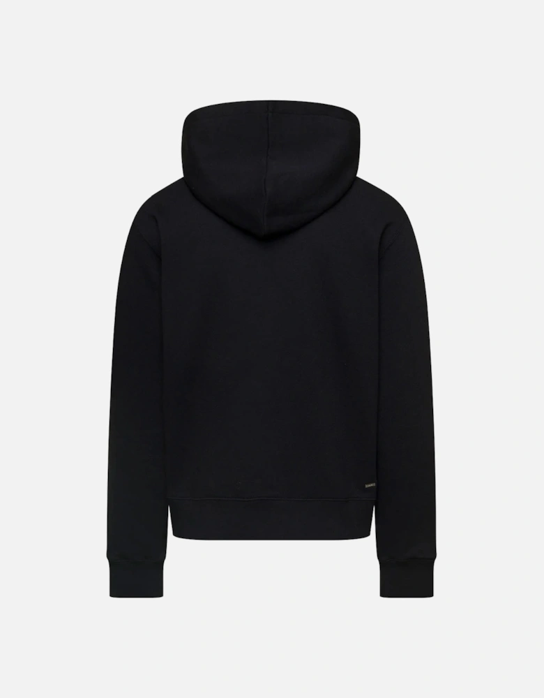 CNY Bandana Rabbit Logo Hoodie in Black