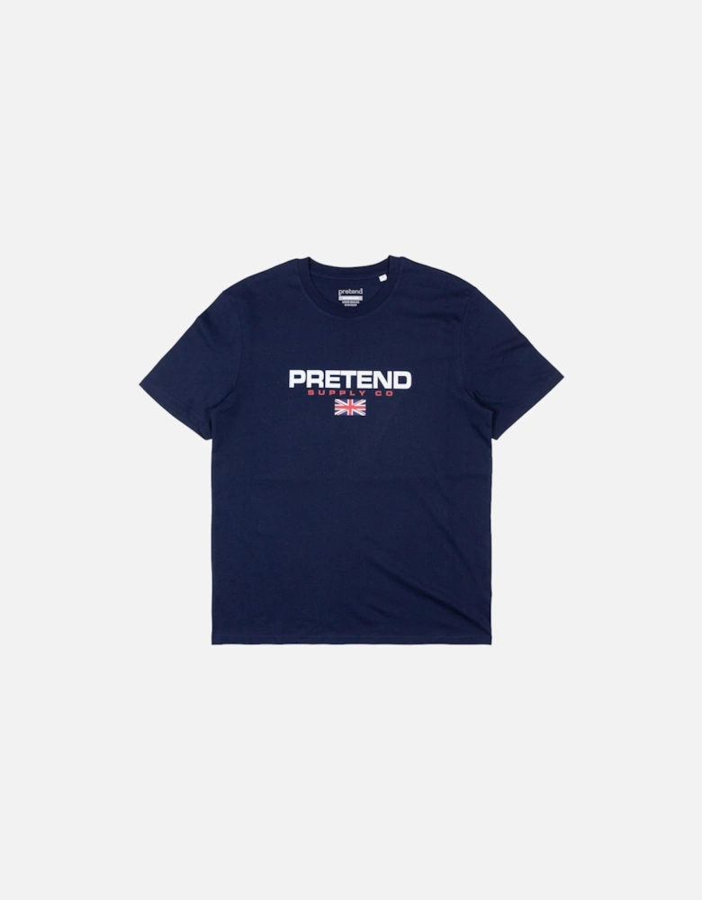 Pretend Polo Club T-Shirt - Navy