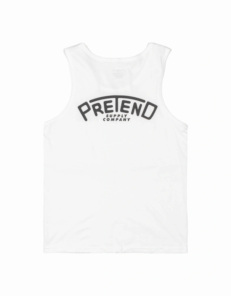 Pretend Drummers Vest - White