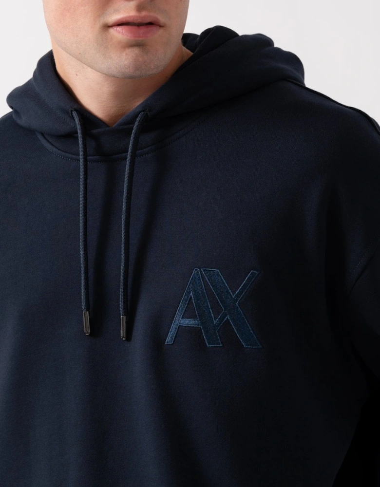 Mens Pullover Monogram Logo Hoodie