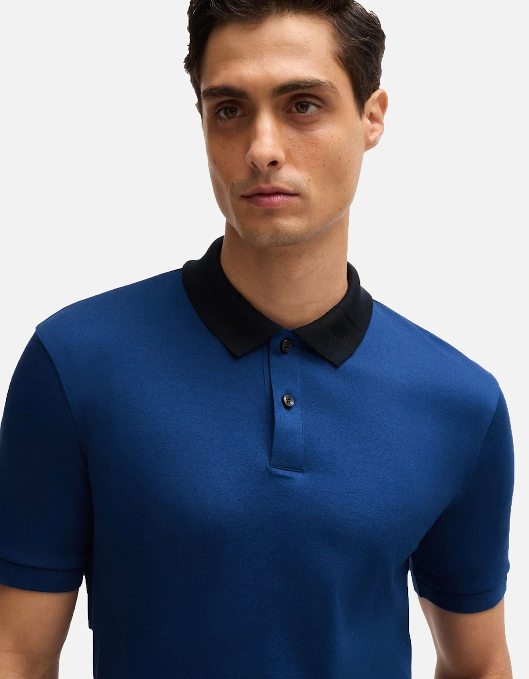 Boss H-Phillipson 117 Polo Shirt Open Blue