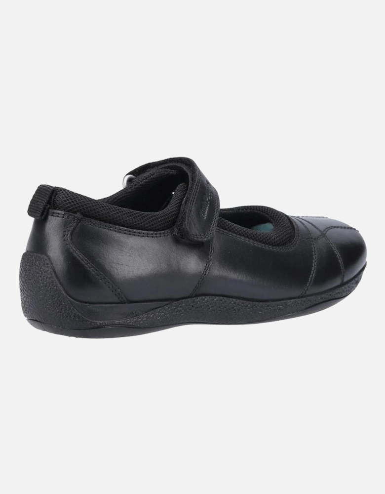 Girls Clara Leather School Shoes