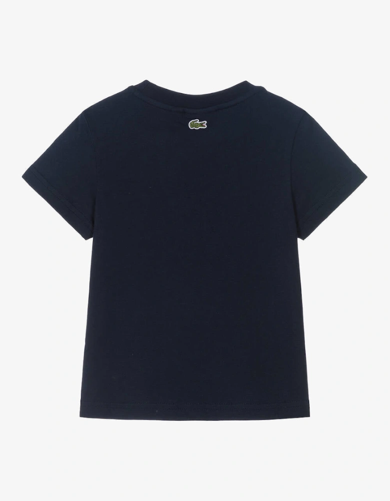 NAVY CROCODILE T SHIRT TJ3003