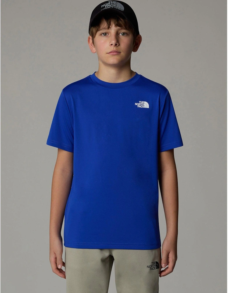 Junior Boys Reaxion Short Sleeve Tee - Blue