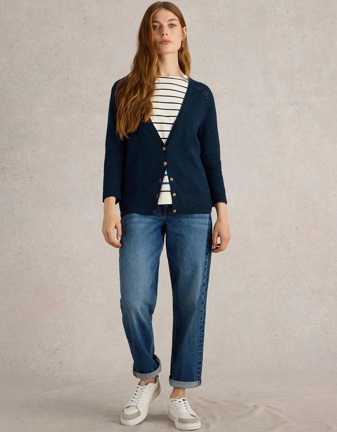 Naria Cardigan - Navy, 2 of 1