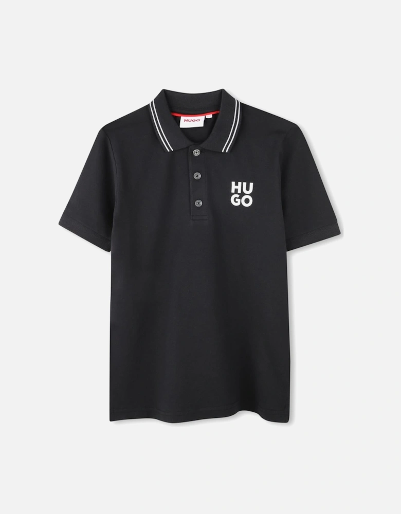 HUGO BLACK POLO G00159