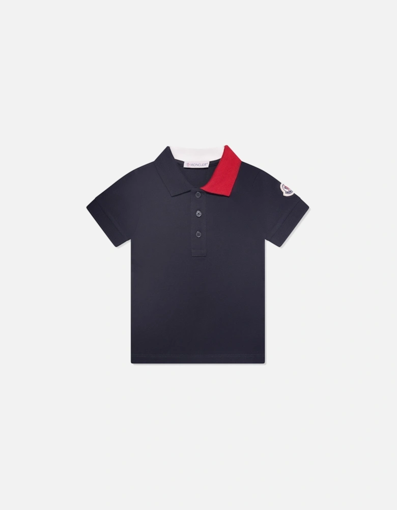 Baby RWB Collar Polo Shirt Black