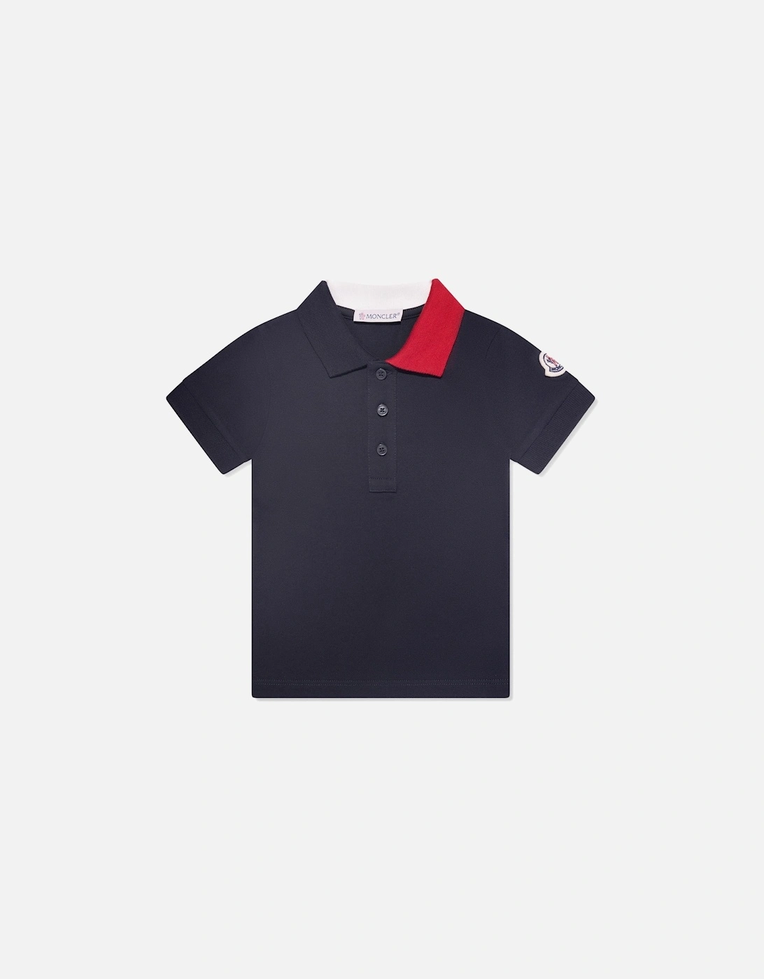 Baby RWB Collar Polo Shirt Black, 5 of 4