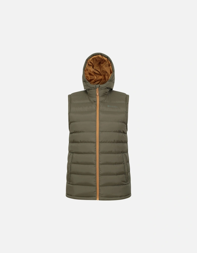 Mens Seasons Hooded Padded Gilet