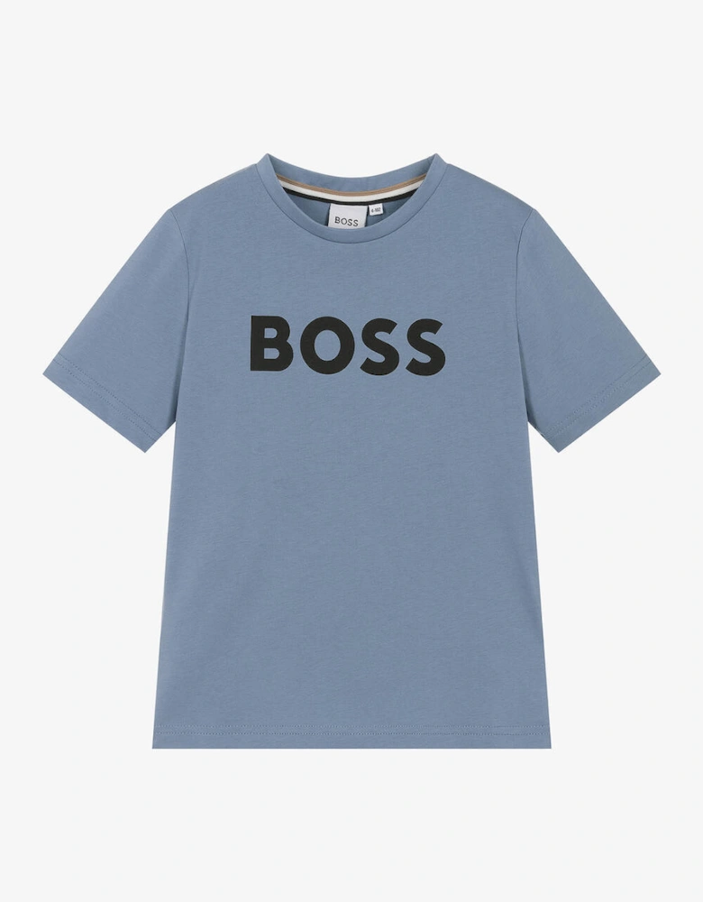 BOSS SLATE BLUE T SHIRT J51204