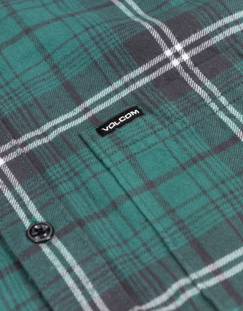 Caden Plaid Shirt - Sea Green