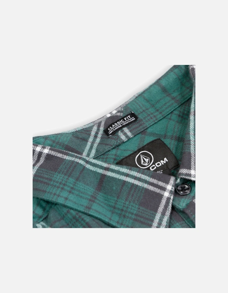 Caden Plaid Shirt - Sea Green