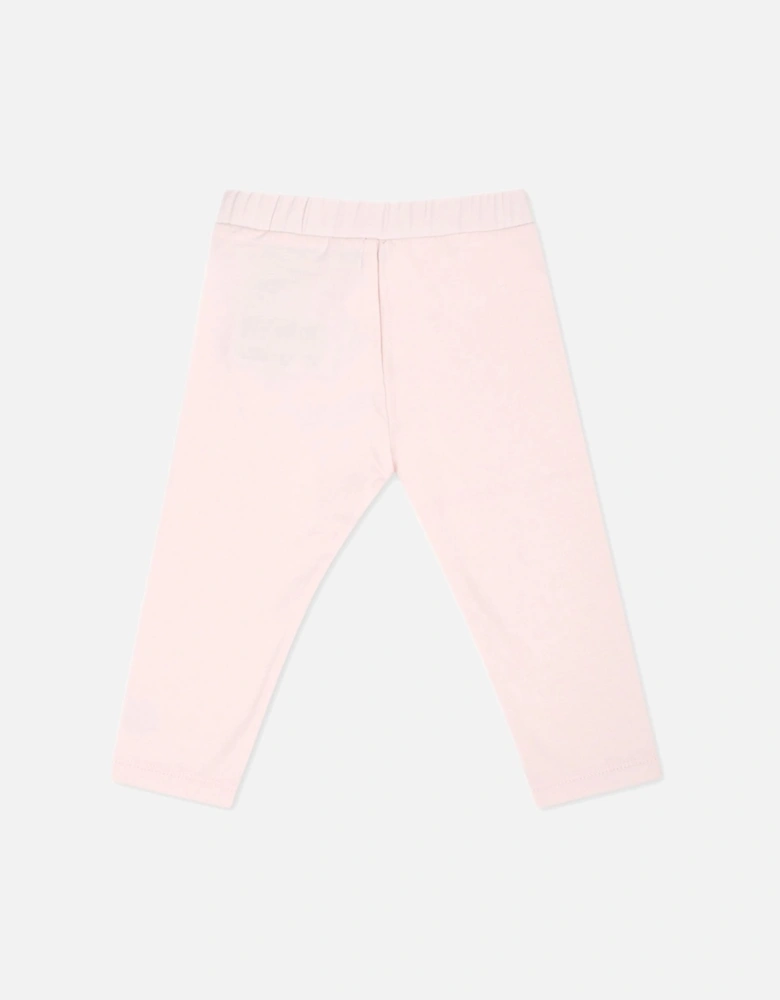 Baby Cotton Leggings Pink