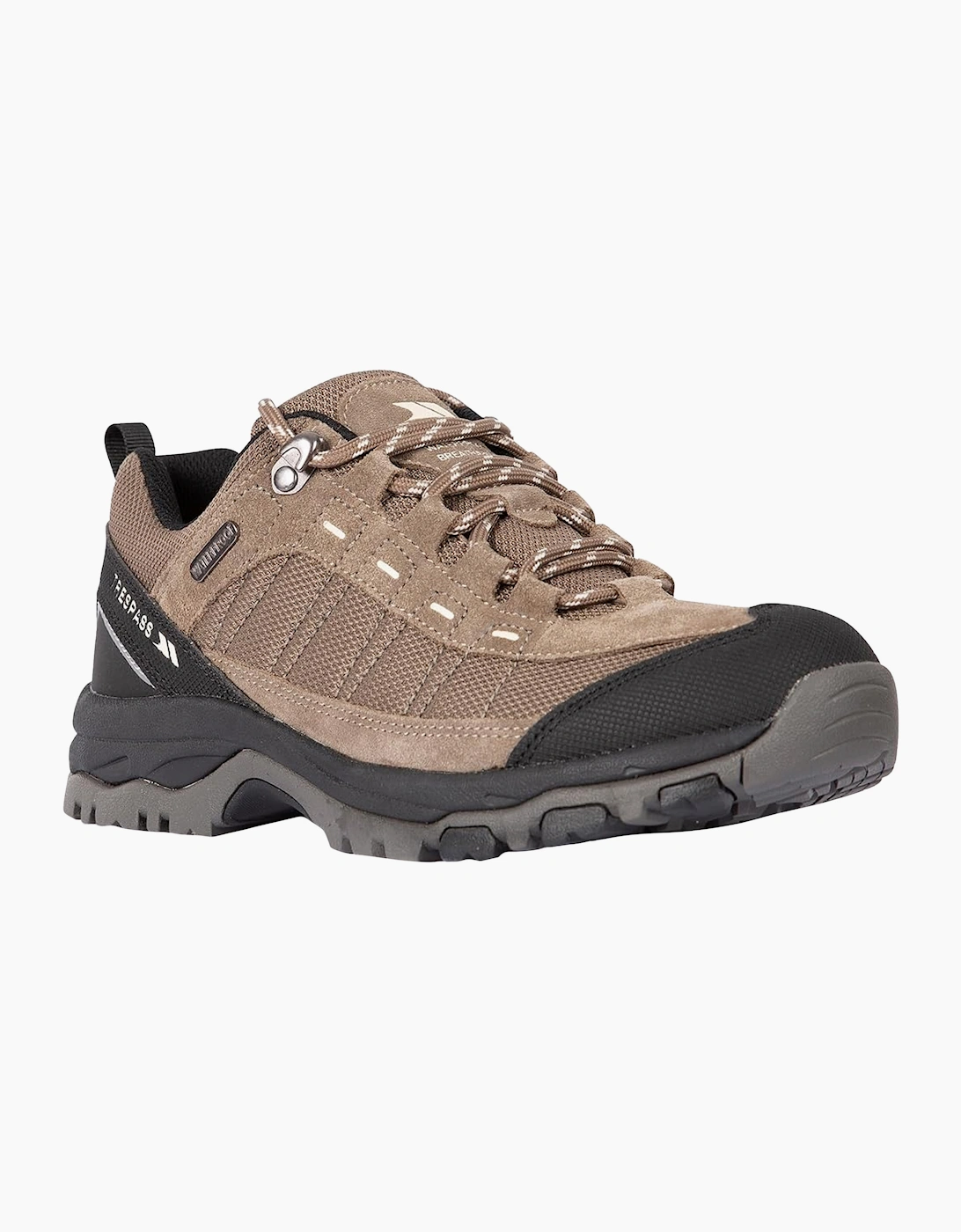 Womens Trespass Womens/Ladies Scree Suede Technical Trainers - Cream - Size: 9