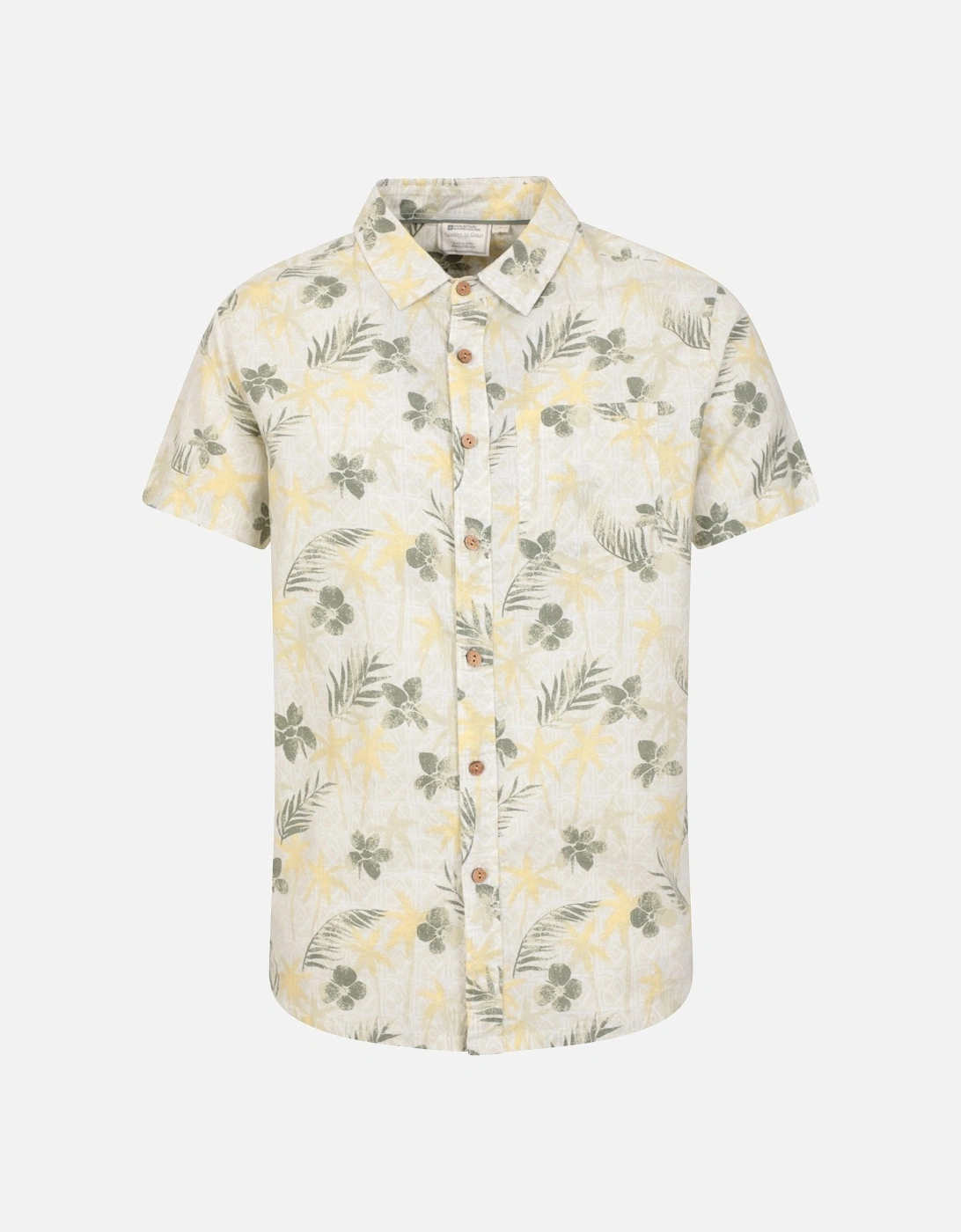 Mens Tropical Short-Sleeved Shirt, 6 of 5