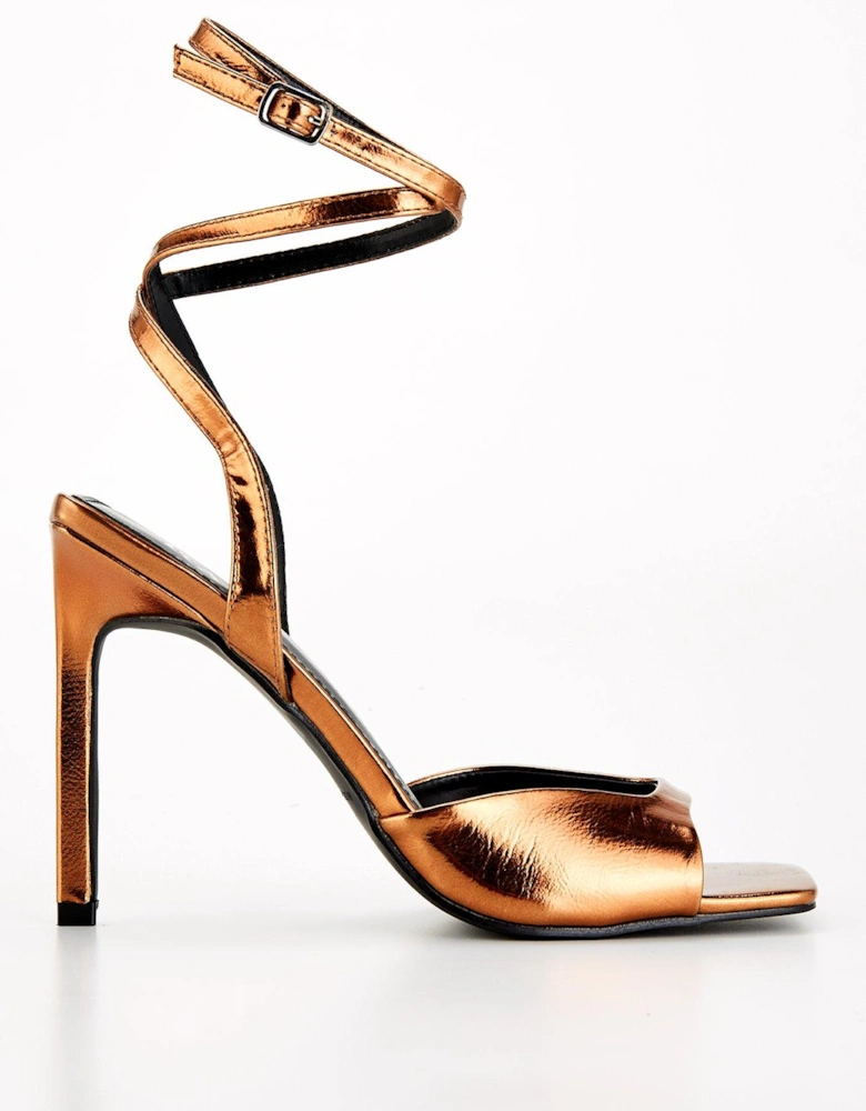 Cobie Heeled Sandal - Bronze