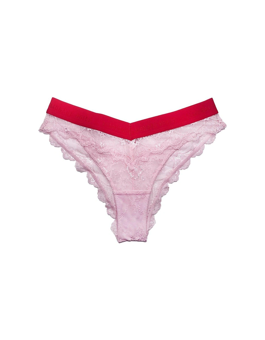 Lace V-brazilian - Pink