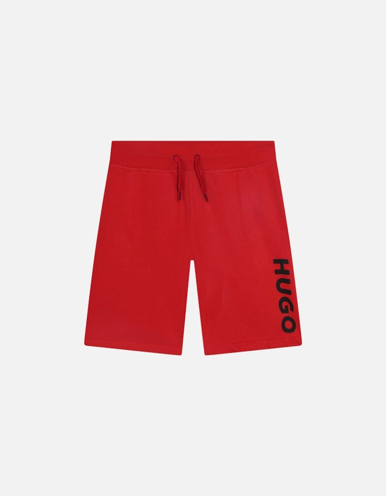 Red Logo Jog Shorts