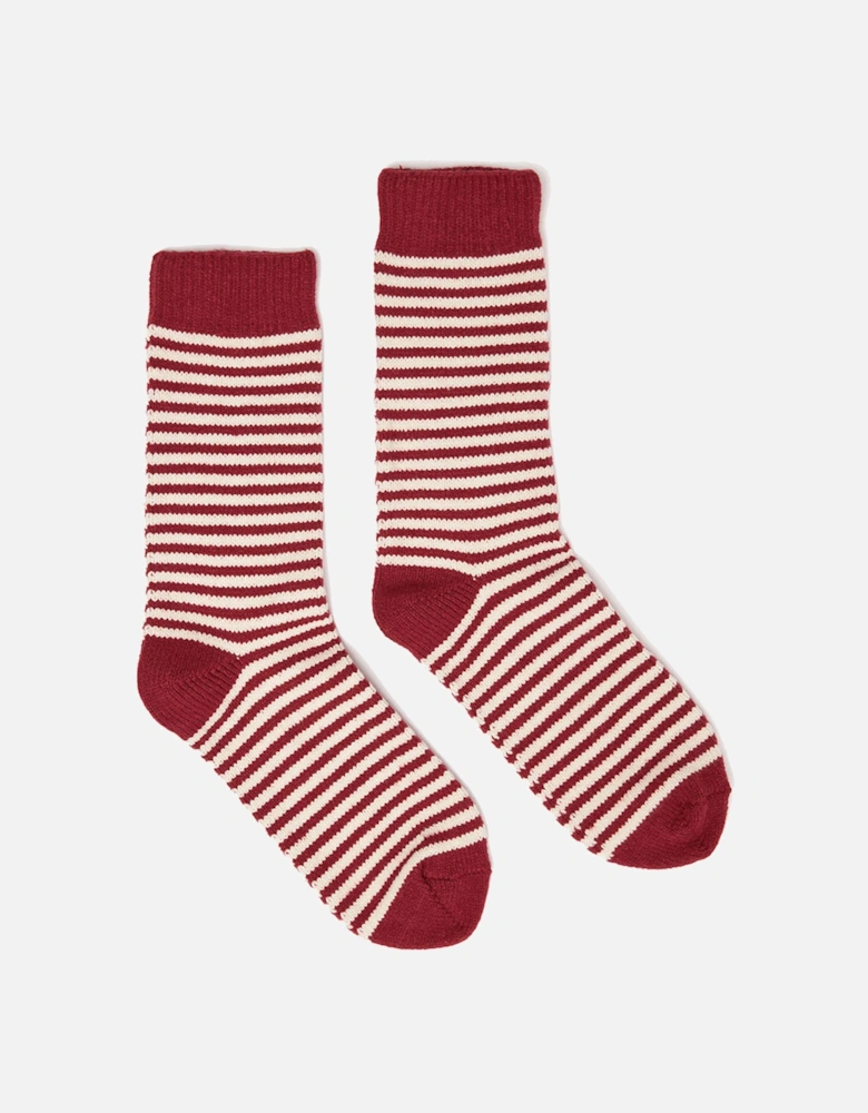 Womens Toasty Striped Socks