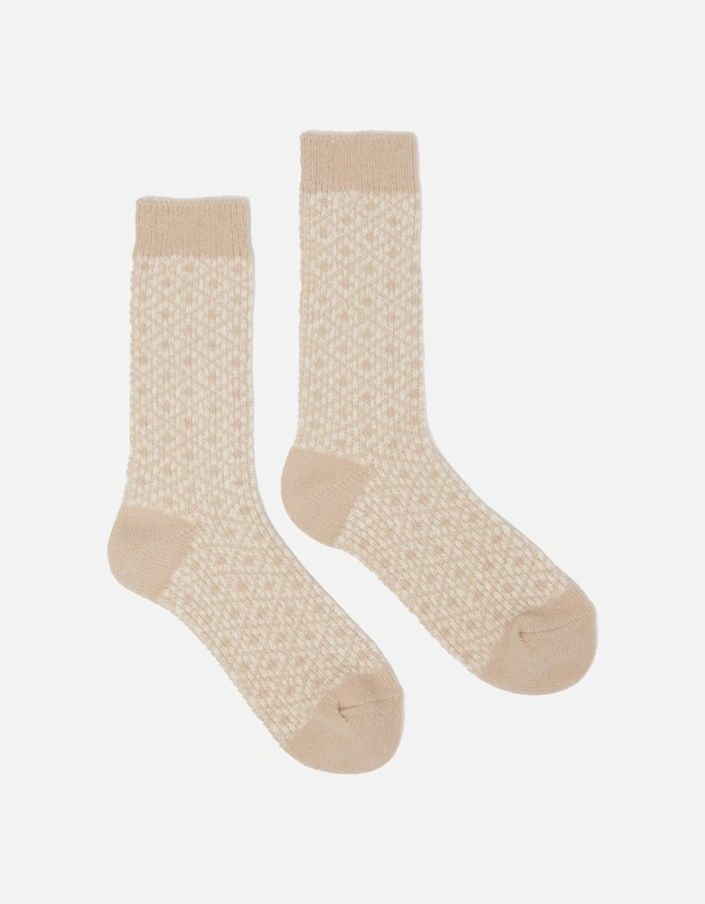 Womens Toasty Geometric Socks