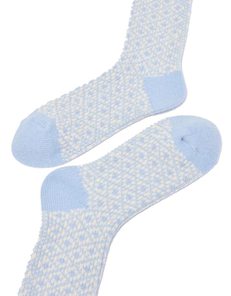 Womens Toasty Geometric Socks